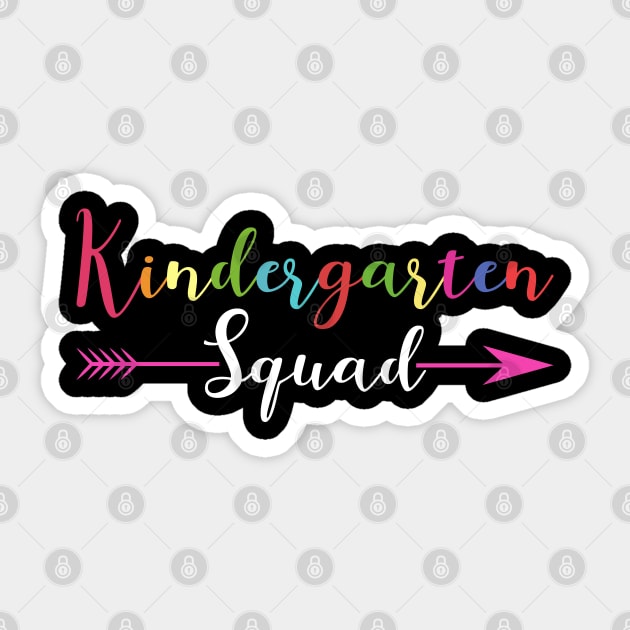 Kindergarten Squad Sticker by UniqueWorld